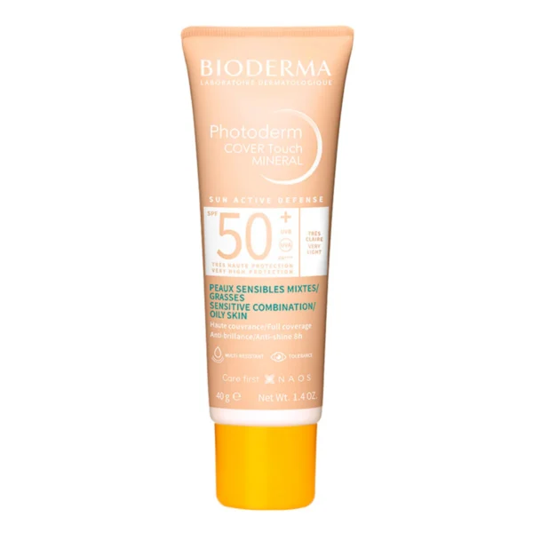 PHOTODERM COVER TOUCH MINERAL FPS50+ MUY CLARO 40GR