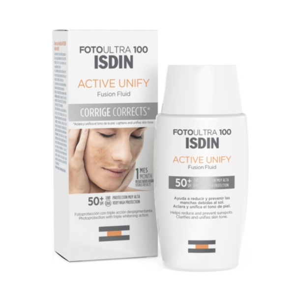 FOTOULTRA 100 ISDIN ? ACTIVE UNIFY FUSION FLUID  50ML