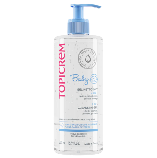 TOPICREM - 2 EN 1 GEL LIMPIADOR 500ML
