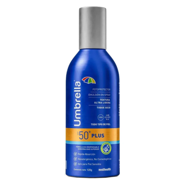 UMBRELLA PLUS PANTALLA + FILTRO SOLAR SPRAY 120GR